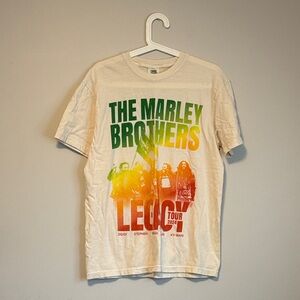 Legacy Cream Graphic Tee with Multicolor Print